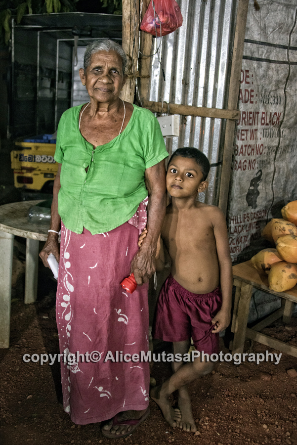 Bosith & his grandmother Pinchi Amma