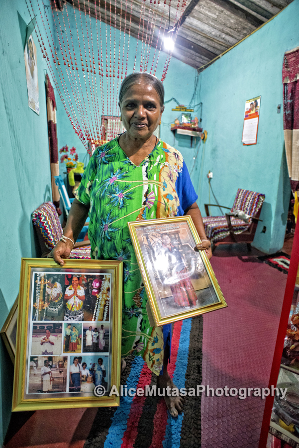 Lalith Adikari - wonderful smiley lady with a shop in her living room...