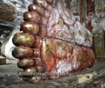 More Buddha feet! Dambulla cave temples