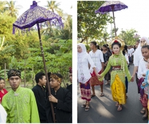 Eddie & Neila at their marriage procession; Kukuran village, Lombok