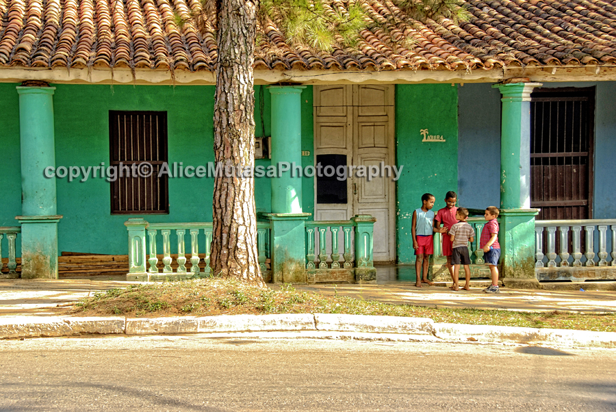Kids in Trinidad, Cuba