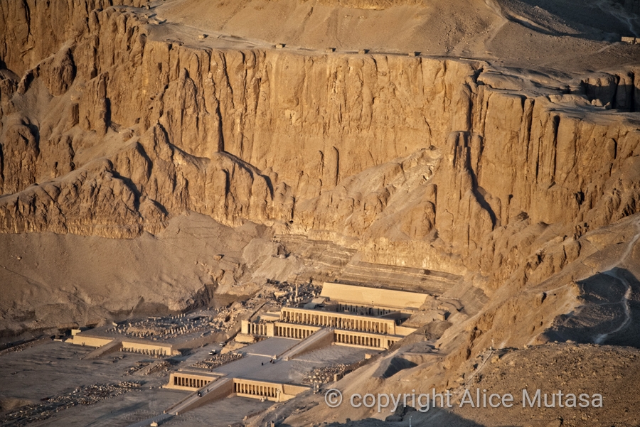 Hatshepsut Temple from the air