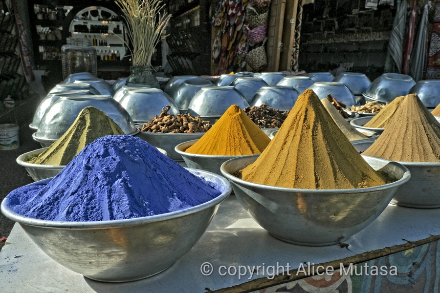 Spices - market in Gharb Seheil village
