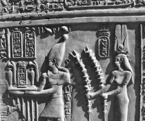 Detail of reliefs at Kom Ombo temple