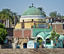 Nubian style mosque architecture