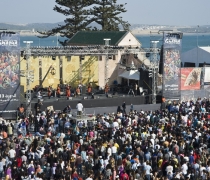 Main stage, Place Moulay Hassan