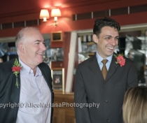 In the Theatre Royal Bar before the unveiling