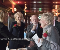 In the Theatre Royal Bar before the unveiling