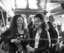 In the Theatre Royal Bar before the unveiling
