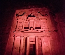 Petra by night