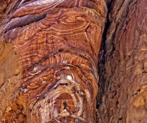 Amazing rock patterns in Petra