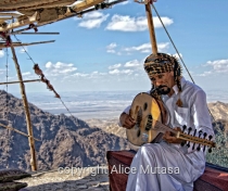 The most bad-tempered bedouin we met in Jordan....