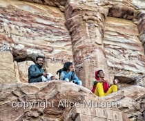 Hanging out in Petra....