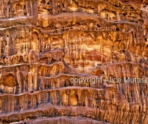 Amazing rock patterns in Wadi Rum