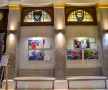 The exhibition in the Law Society foyer
