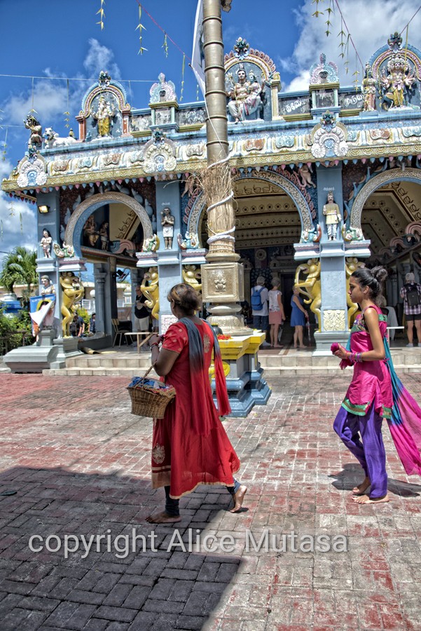 Thaipoosam Cavadee Tamil festival - at Tamil Surya Oudaya Sangam Temple - Grande Baie