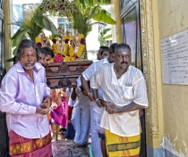 Thaipoosam Cavadee Tamil festival - at Tamil Surya Oudaya Sangam Temple - Grande Baie