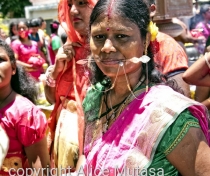 Thaipoosam Cavadee Tamil festival - at Tamil Surya Oudaya Sangam Temple - Grande Baie
