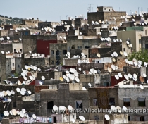 Fès - the town of mosques and satellite dishes!