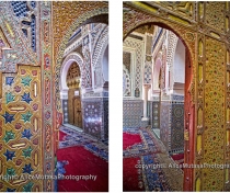 Entrance to the Mausolée Moulay Idriss II