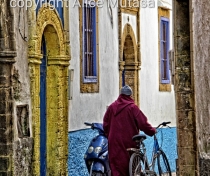 The man in the red djellaba
