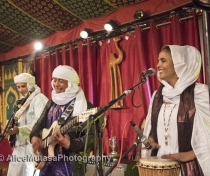 Touareg musicians at 'Khaymatna' Paris