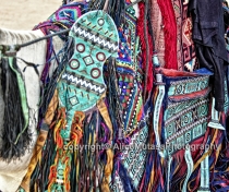 Touareg leatherwork on a camel