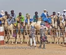 Japanese tourists photographing the nomads - they all had at least 2 cameras & wore gloves & surgical face masks....