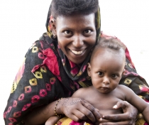 Djoulé & her son