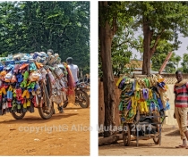 Niamey - street sellers