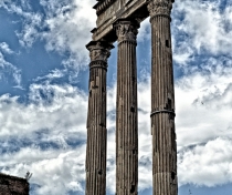 Remains of the Temple of Castor and Pollux