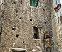 Beautiful old wall in the Jewish Ghetto