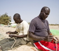 Baba Sene & Moussa Sene, fishermen; Ndayane village, Thiès
