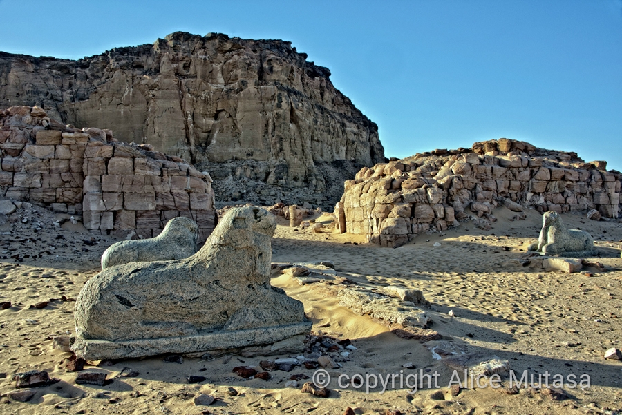 The Avenue of Sphinxes, Temple of Amun