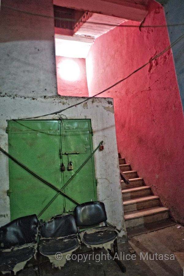 Green & red doorway, Port Sudan