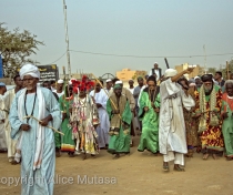 Sufi dancing and drumming at the tomb of Hamed el-Nil, Omdurman, Sudan