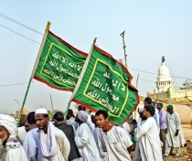 Sufi dancing and drumming at the tomb of Hamed el-Nil, Omdurman, Sudan