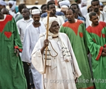 Sufi dancing and drumming at the tomb of Hamed el-Nil, Omdurman, Sudan