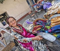 Maya - our local bread seller, Samarqand