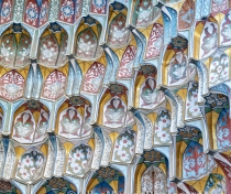 Detail of the interior of the Ulug Beg Madrassa, Bukhara