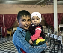 Jonabeg and Parizoda in their family café