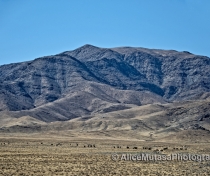 Black mountains...